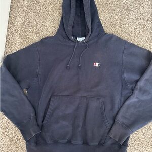 Champion Men's Navy Hoodie